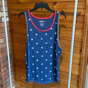 American Eagle Men’s American Flag Tank, Sz L